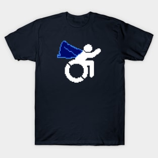 8 Bit Super Accessibility Man T-Shirt